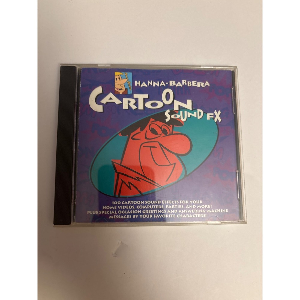 Hanna Barbera Cartoon Sound FX CD 100 Sounds Fred Flintstone